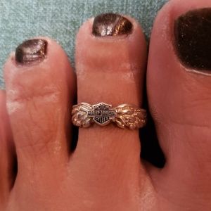 Harley Davidson Toe Ring